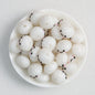 Cute 3D Smiling Dumpling Silicone Focal Beads 20pcs 3
