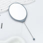 Beadable Plastic Mirror Handheld Oval