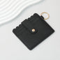 PU Card Holder Keychain Multi Patterned