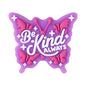 Silicone Focal Beads Butterfly Be Kind Always Purple Phrase Detail 18