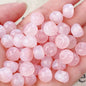 Glitter Powder Apple Resin Beads 8mm Sparkling Colors 30pcs 11