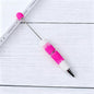 Gradient Candy Color Beadable Pen with Full Rhinestones 24