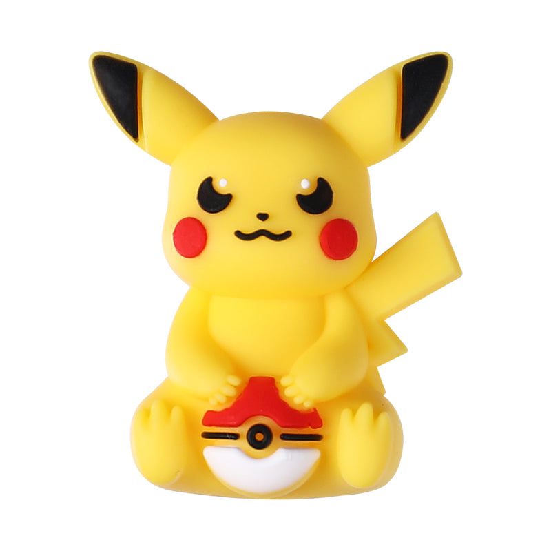 Silicone 3D Focal Beads Pikachu Stitch Purple Bear Text 20pcs 13