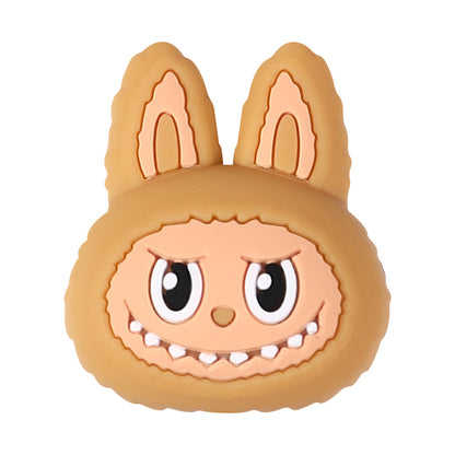 Silicone 3D Focal Beads Bunny Faces Multi Color 20pcs 12