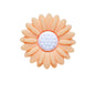 Silicone Focal Beads Daisy Sunflower Round Layout 20pcs 15