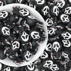 Silicone 3D Focal Beads Ghostface Front View Knife Accessory