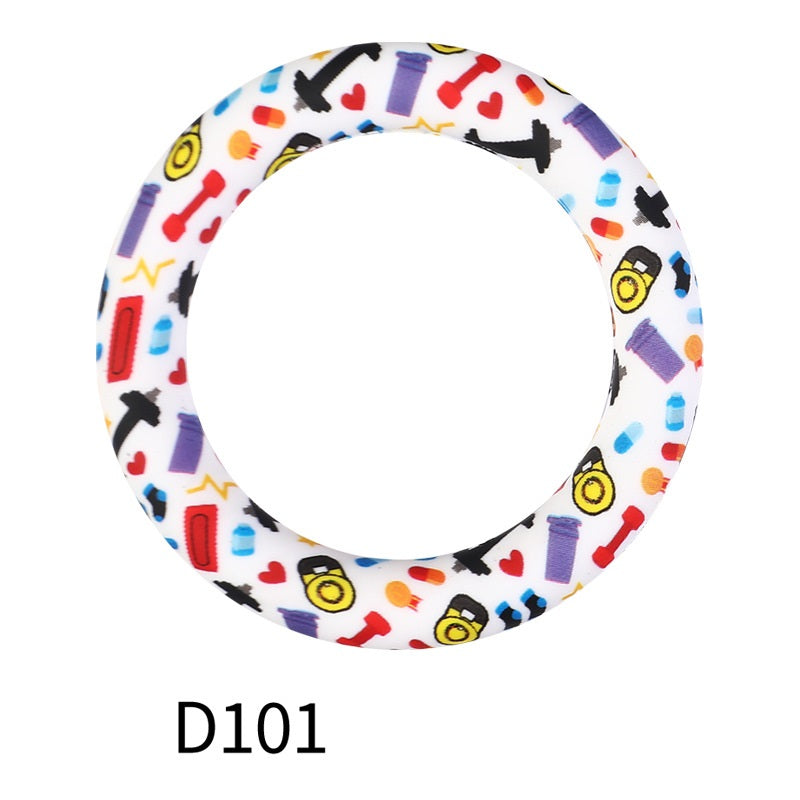 65mm Printing circular silicone rings 100