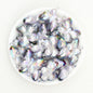 Iridescent Butterfly Acrylic Beads 29mm 10pcs 3
