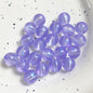 Colored Round Acrylic Beads 8mm Pastel Glossy Shimmer 100pcs 12