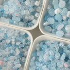 Imitation Jade Glacier Blue Acrylic Beads Smooth Nature Shapes 10g 4