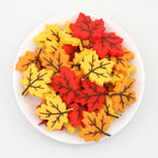 Autumn Maple Leaf Silicone Focal Beads 20 pcs 2