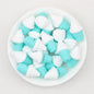 3D Blue Ice Cream Cone Silicone Focal Beads 20 pcs - Blue