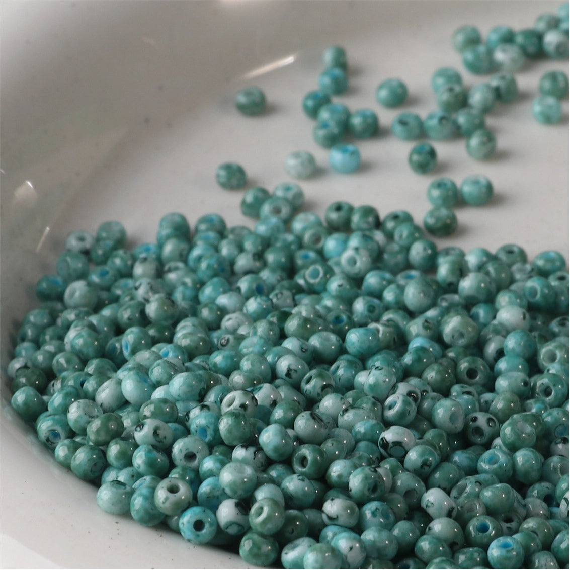 Premium Picasso Oil Painting Texture Seed Glass Beads 2mm 3mm 13