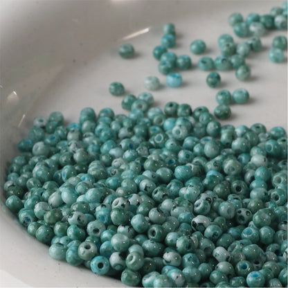 Premium Picasso Oil Painting Texture Seed Glass Beads 2mm 3mm 13