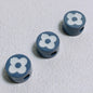 Painted Round Square Acrylic Beads 14mm 21mm Clover Pattern Enamel 10pcs 2