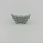 Wing Silicone Beads Mixed Colors 20pcs 33