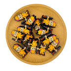 Silicone Focal Beads Mr Aifa Character Holding Rifle 20pcs 2