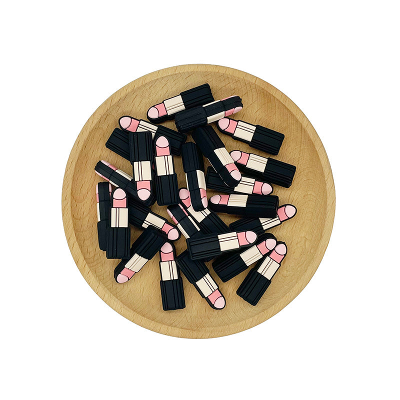 Lipstick Silicone Focal Beads 20pcs 2
