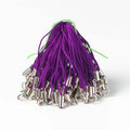 Polyester Iron Aluminum Phone Strap 58mm Colorful 100pcs 6