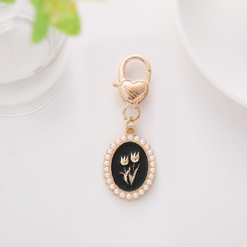 Enamel Astronaut Keychain Metal Zinc Alloy Space Theme Charm 10