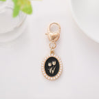 Enamel Astronaut Keychain Metal Zinc Alloy Space Theme Charm 10