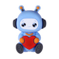 Silicone 3D Focal Beads Love Robot Holding Heart 20pcs 13