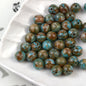 Resin Round Beads 8mm 10mm Starry Lacquer Effect 100pcs 8