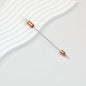 Beadable Double Head Point Drill Nail Tool Metal Handle 12.2cm - Light Rose Gold