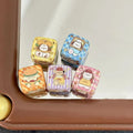 Square Acrylic Beads 14mm McDonald's Puppy Series Colorful 10pcs