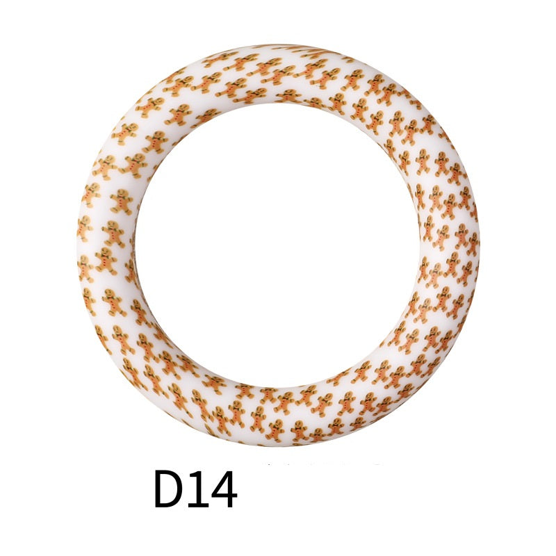 65mm Printing circular silicone rings 16
