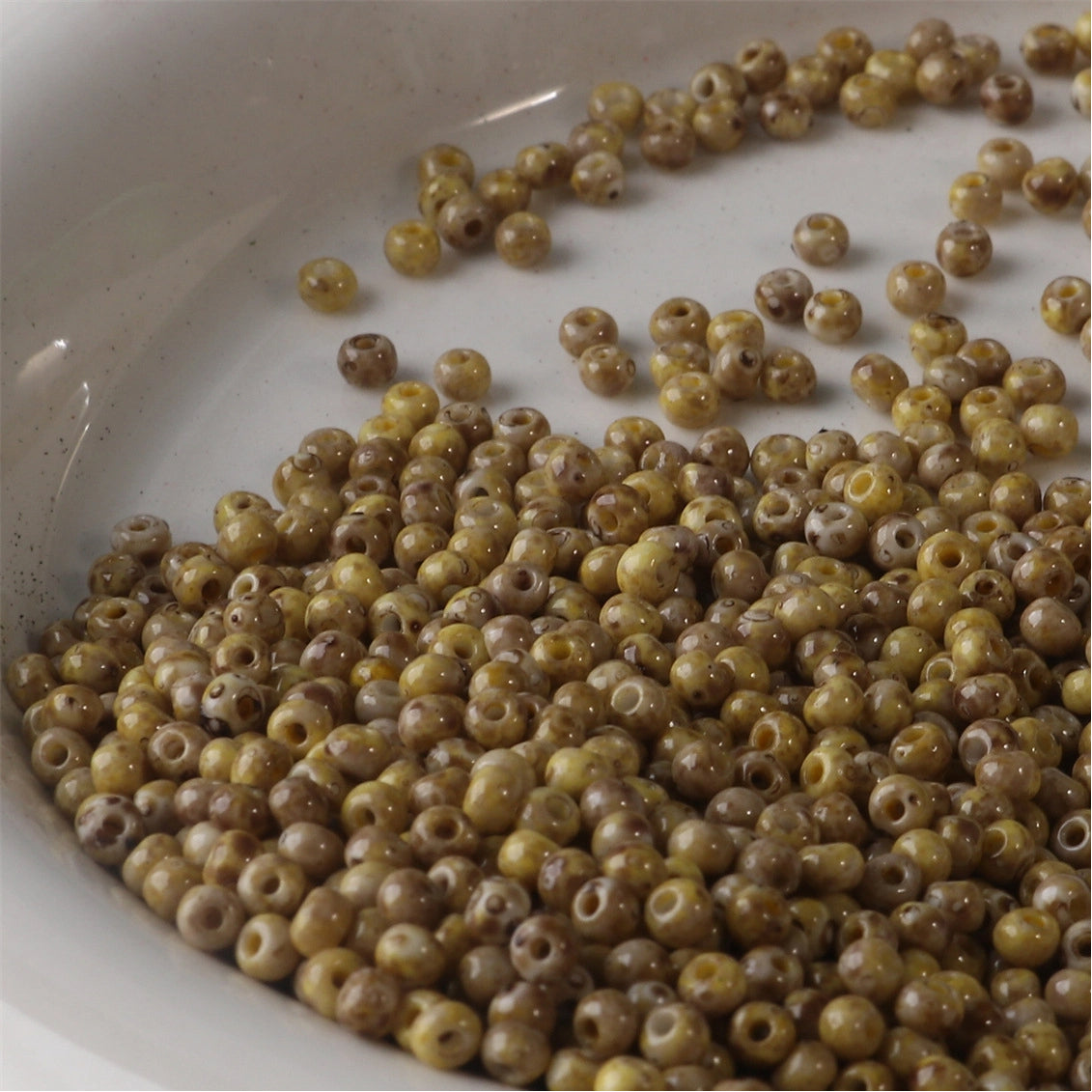 Premium Picasso Oil Painting Texture Seed Glass Beads 2mm 3mm 19