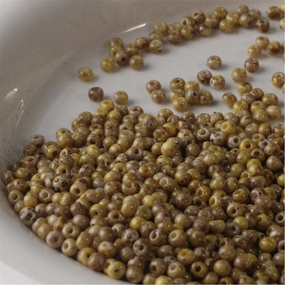 Premium Picasso Oil Painting Texture Seed Glass Beads 2mm 3mm 19