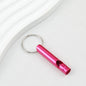 Outdoor Survival Whistle Keychain Aluminum Alloy Lightweight Durable