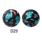 15mm Silicone Beads Rhombus Printed Design 50pcs 39