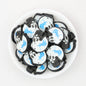 NFL Teams Silicone Focal Beads Football Helmet Design 20pcs - Team 12