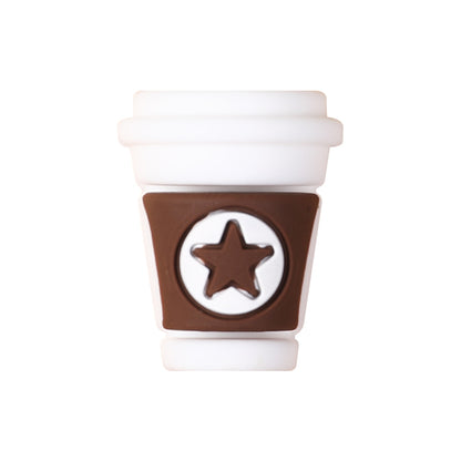 Silicone 3D Focal Beads Coffee Cup Five Pointed Star Heart Mug 20pcs 13
