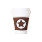 Silicone 3D Focal Beads Coffee Cup Five Pointed Star Heart Mug 20pcs 13
