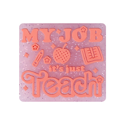 Silicone Focal Beads Library Reed Duck Book Phrase Set 20pcs 40