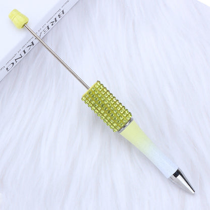 Beadable Pen Rhinestone Studded Metallic Colorful 1.0 mm Tip 16