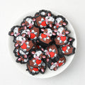 Cute Cow Heart Basket Silicone Focal Beads 20Pcs  2