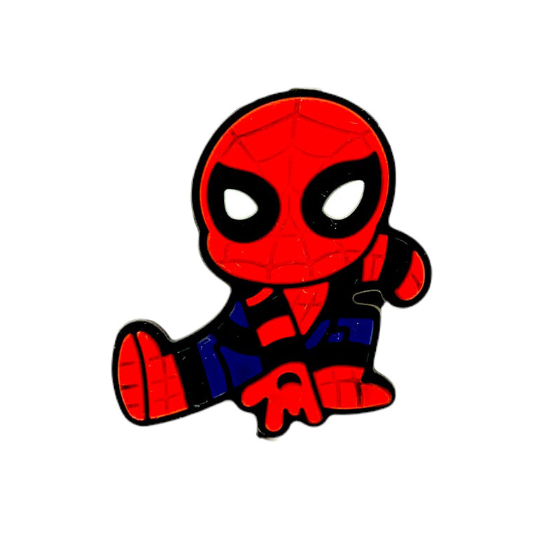 Silicone Focal Beads Spiderman Crouching Pose 20pcs