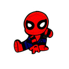 Silicone Focal Beads Spiderman Crouching Pose 20pcs