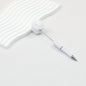 Beadable Pen Plush Pom-pom Colorful Ballpoint - white