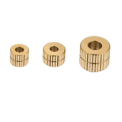 Stainless Steel Flat Spacer Beads Patterned 100pcs 9