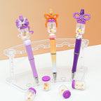 Halloween 3D Glitter Bottle Silicone Focal Beads 20Pcs