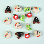 Silicone 3D Focal Beads Teacher Apple A+ Pencil 20pcs 2