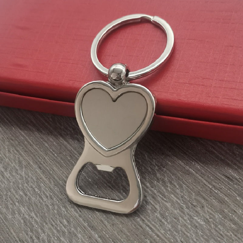 Metal Bottle Opener Keychain Zinc Alloy Smooth Surface for Sublimation 9