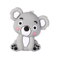 Silicone 3D Focal Beads Koala Sitting Pose Pastel Colors 20pcs 10