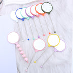 Beadable Mirrors Mini Handheld Round