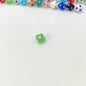 Lampwork Glass Beads Rhombus 12mm Jelly Color Polka Dot 8pcs 10